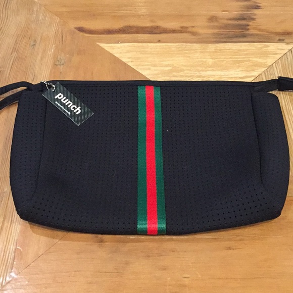 punch neoprene tote bag